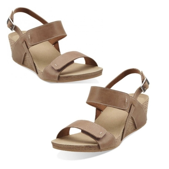 clarks alto disco wedge sandal